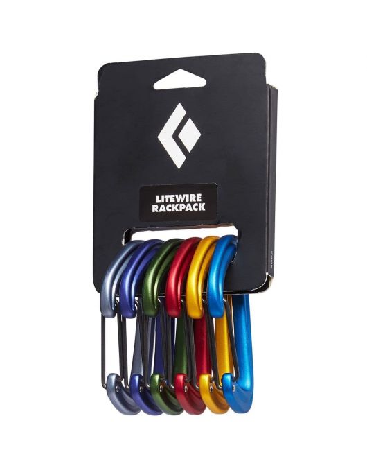 Set 6 carabiniere BLACK DIAMOND LITEWIRE RACKPACK 